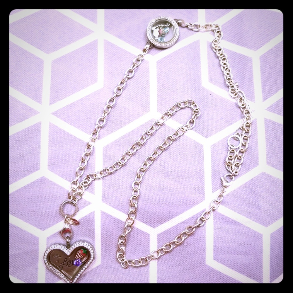 Origami Owl Necklace Set